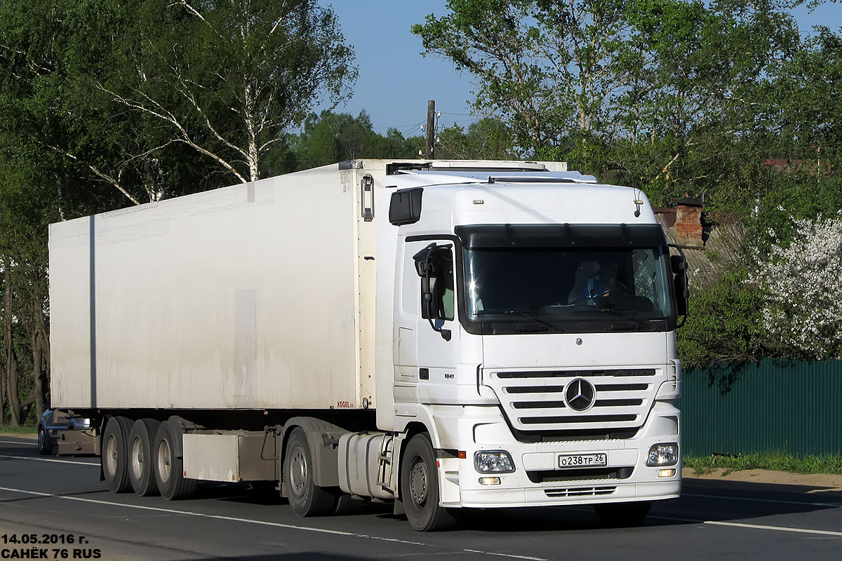 Ставропольский край, № О 238 ТР 26 — Mercedes-Benz Actros ('2003) 1841