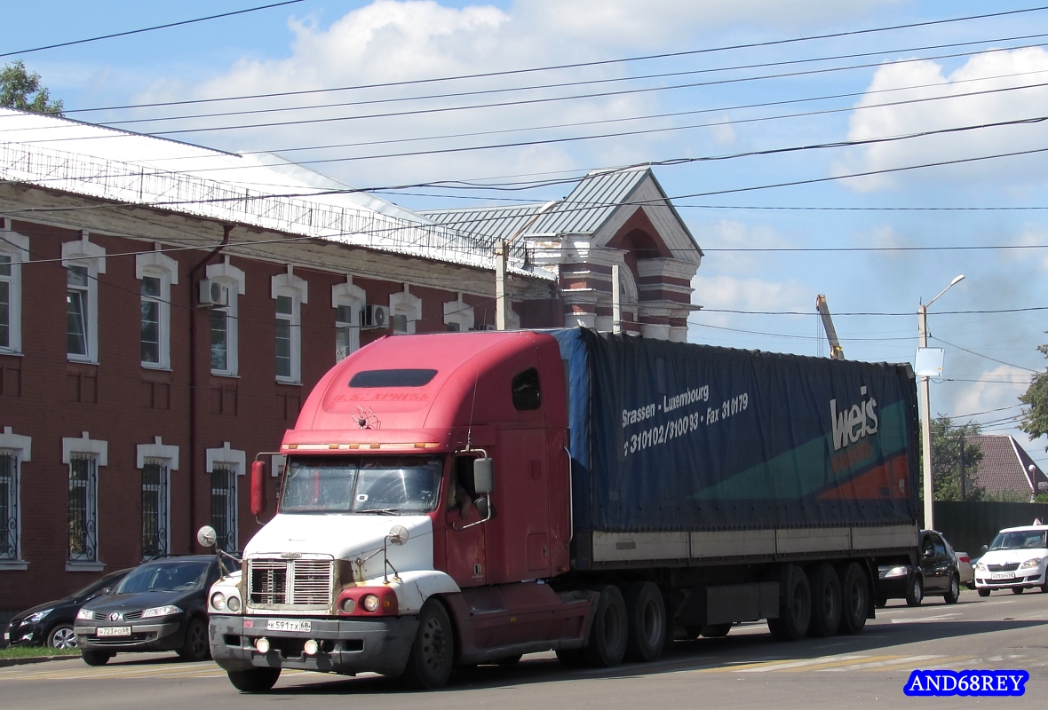 Тамбовская область, № К 591 ТХ 68 — Freightliner Century Class