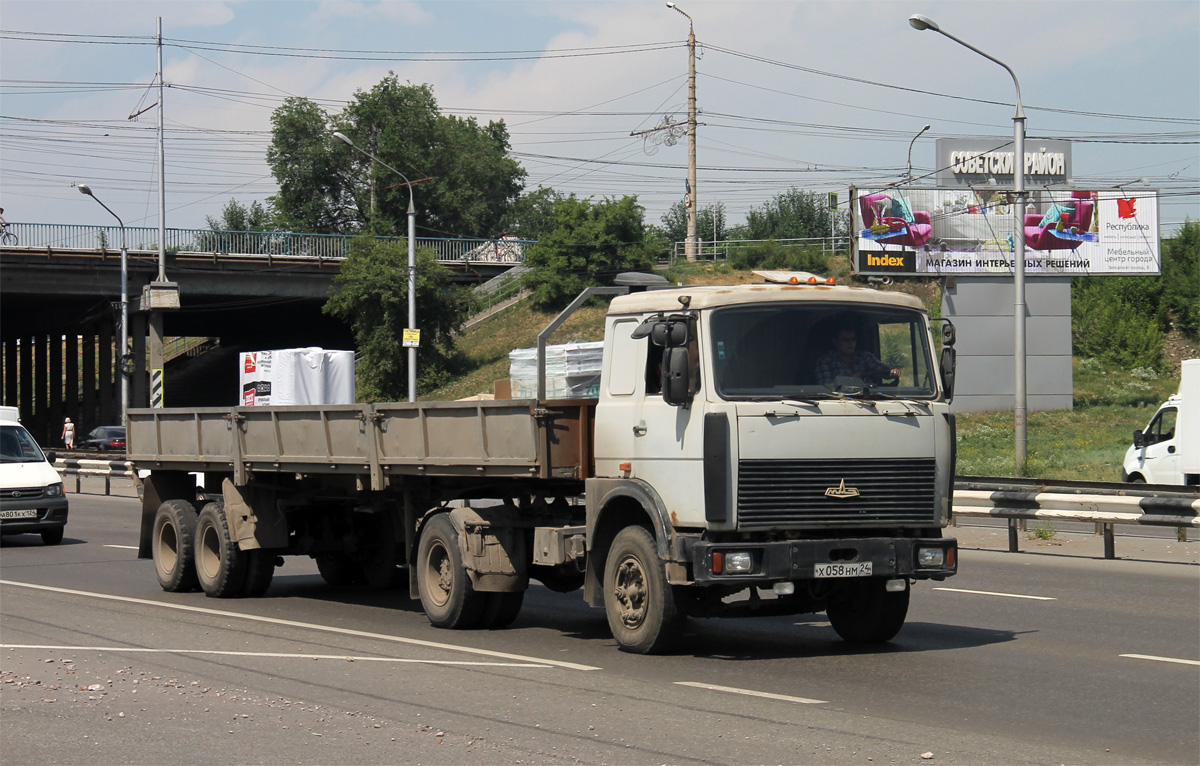 Красноярский край, № Х 058 НМ 24 — МАЗ-54329