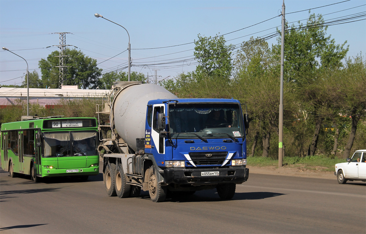 Красноярский край, № К 055 ВМ 124 — Daewoo Novus