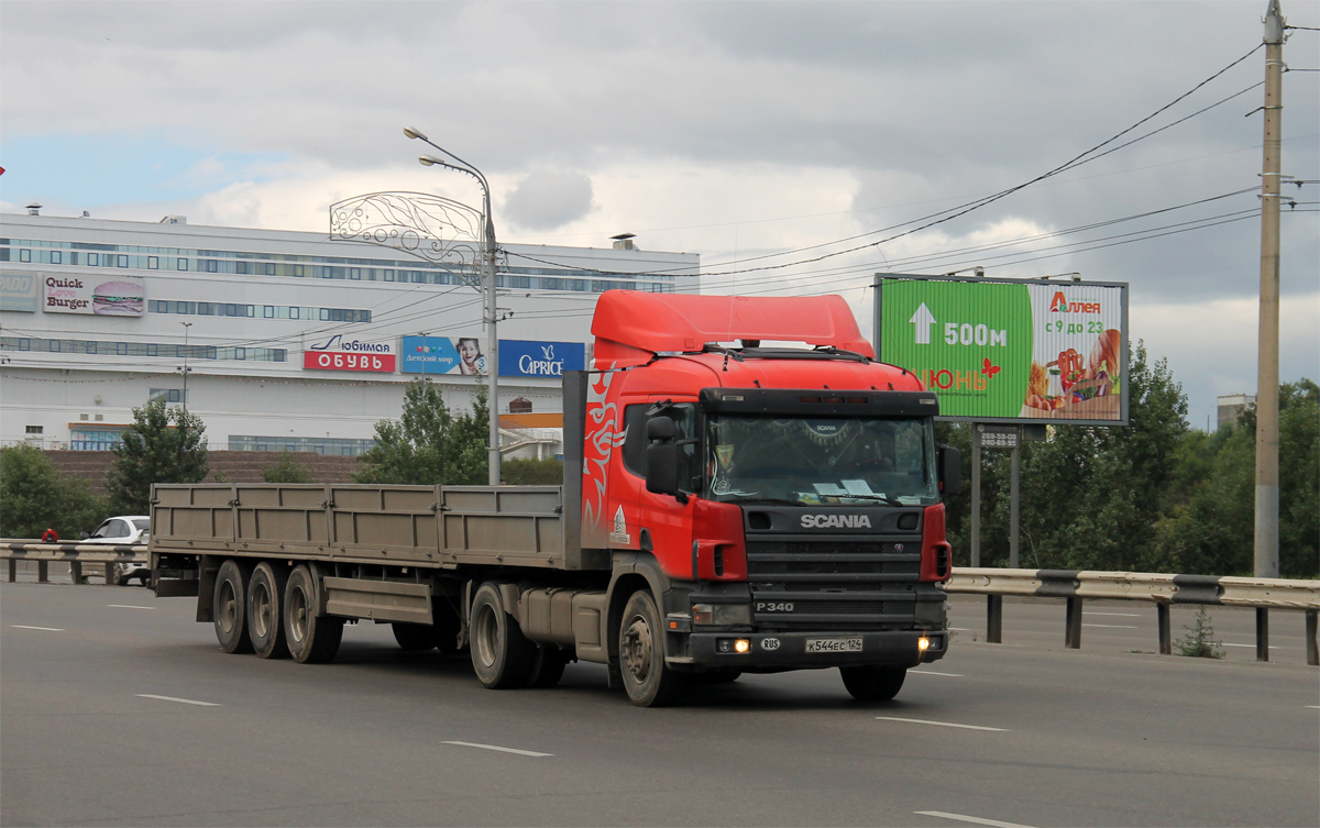 Красноярский край, № К 544 ЕС 124 — Scania ('2004) P340