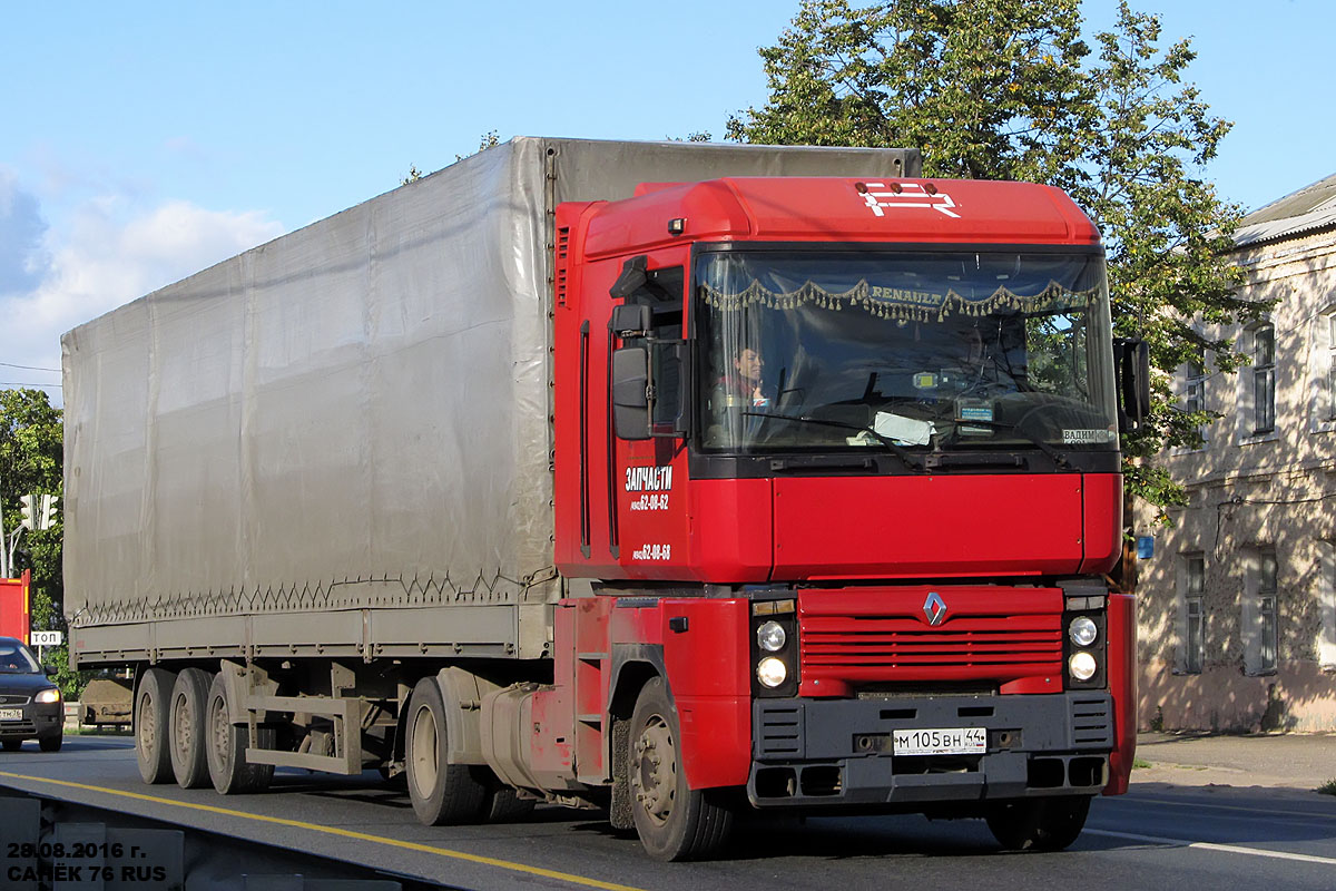 Костромская область, № М 105 ВН 44 — Renault Magnum Integral ('1997)