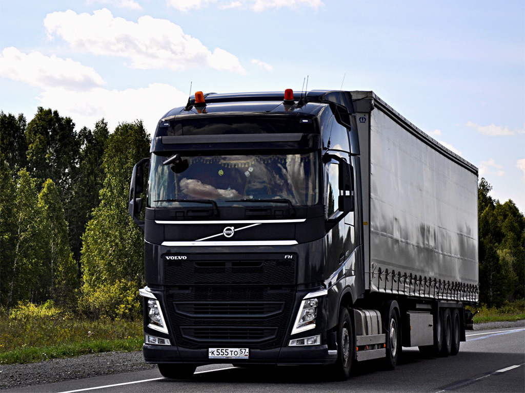 Орловская область, № К 555 ТО 57 — Volvo ('2012) FH-Series