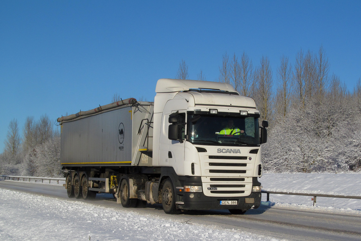 Литва, № GEN 986 — Scania ('2004) R420