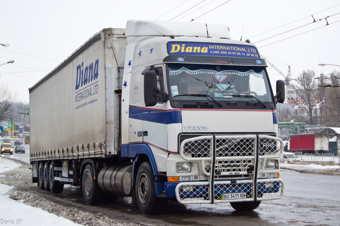 Тернопольская область, № ВО 3411 АВ — Volvo ('1993) FH12.380