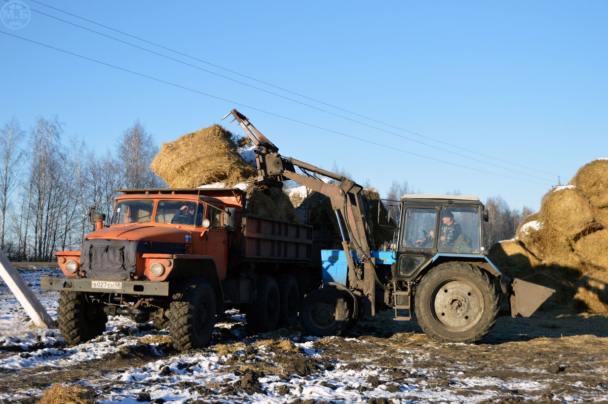 Липецкая область, № В 027 ЕН 48 — Урал-5557