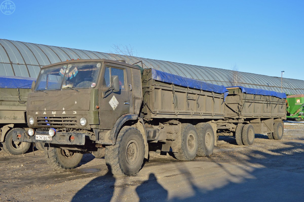 Липецкая область, № М 141 ЕС 48 — КамАЗ-43101