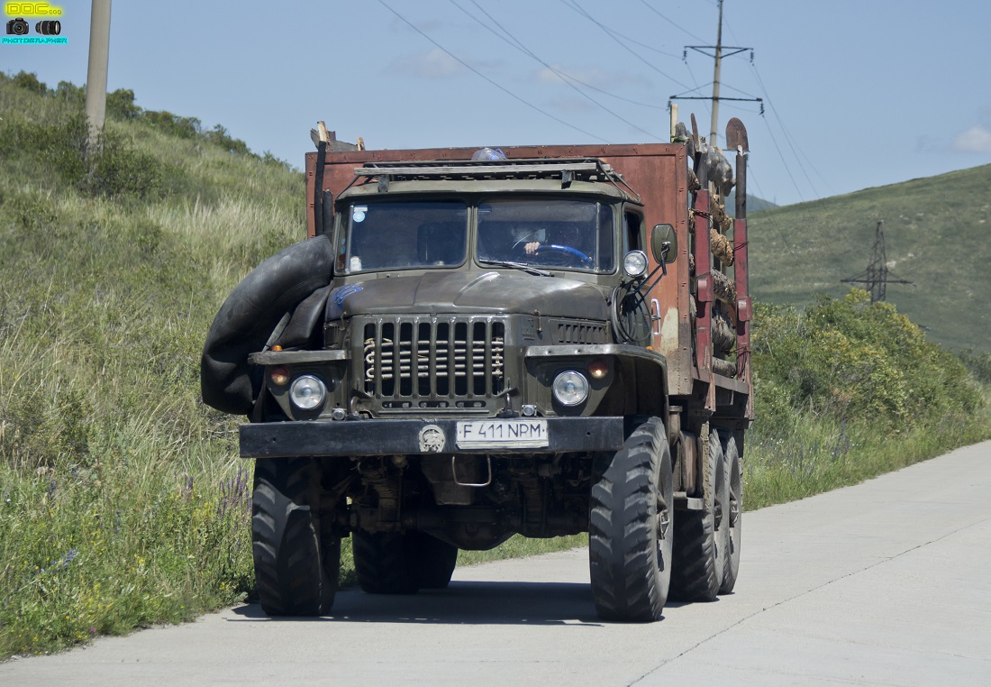 Восточно-Казахстанская область, № F 411 NRM — Урал-4320 (общая модель)