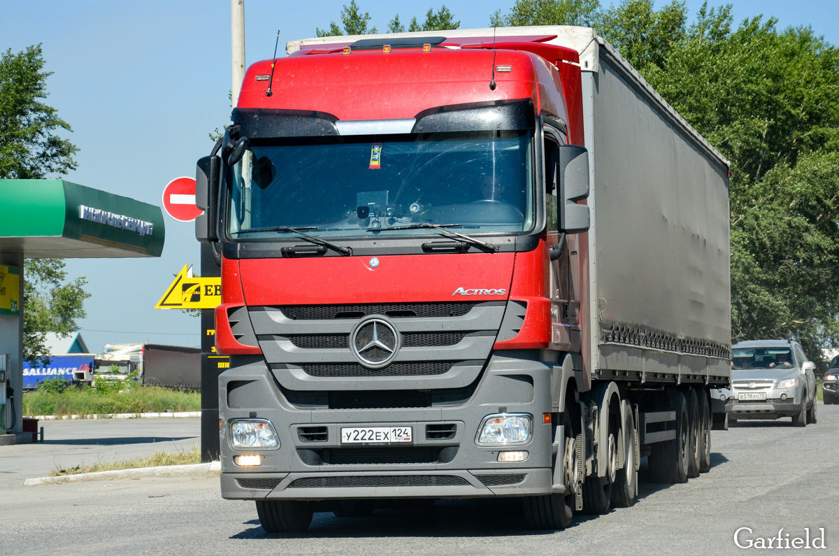 Красноярский край, № У 222 ЕХ 124 — Mercedes-Benz Actros ('2009) 2541