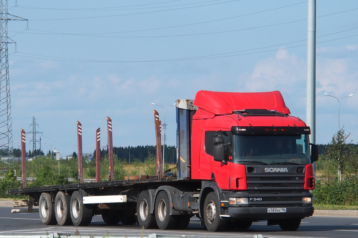 Ханты-Мансийский автоном.округ, № Е 583 ВЕ 186 — Scania ('1996) P340