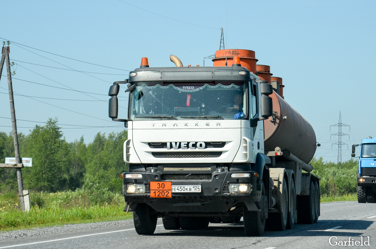 Красноярский край, № Е 450 КВ 124 — IVECO Trakker ('2007)