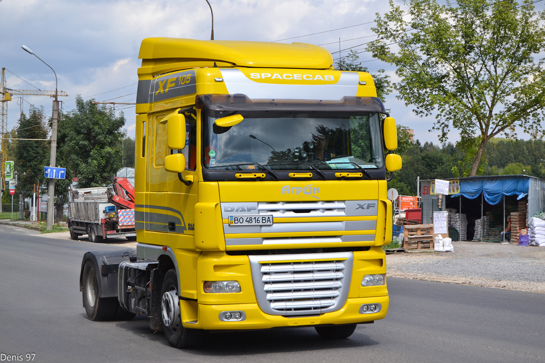 Тернопольская область, № ВО 4816 ВА — DAF XF105 FT