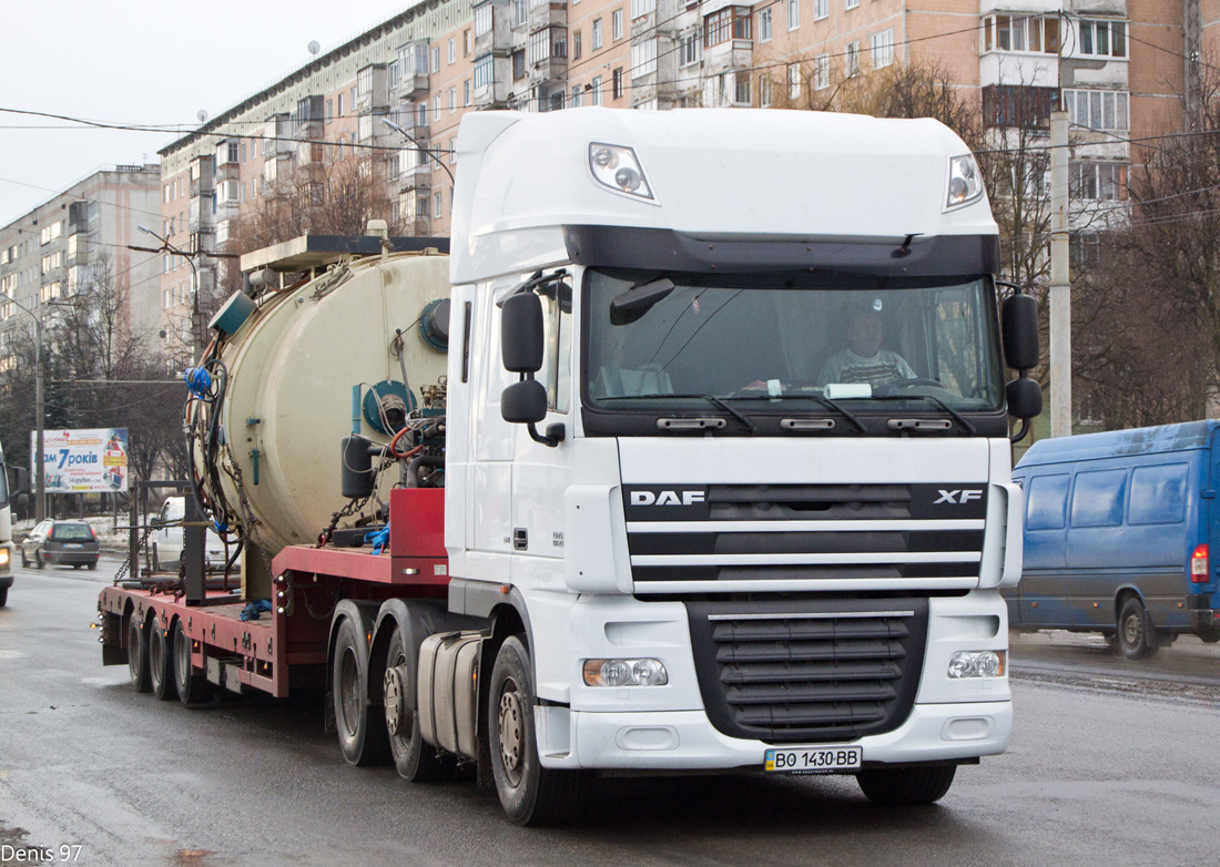 Тернопольская область, № ВО 1430 ВВ — DAF XF105 FTG