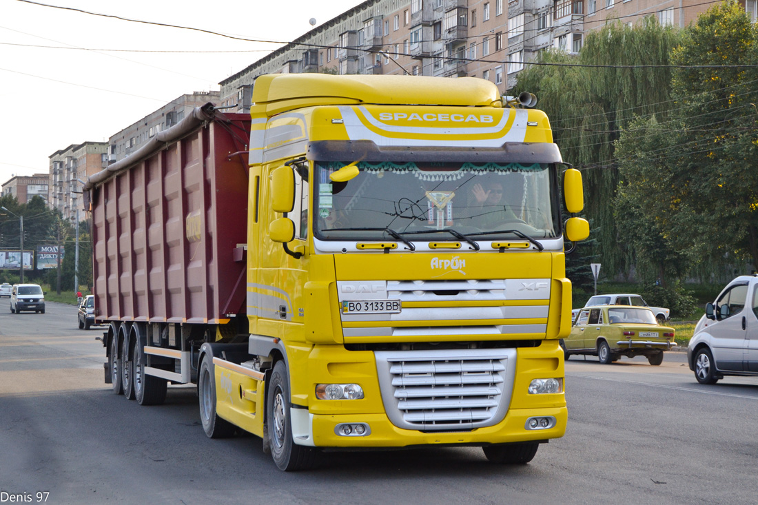 Тернопольская область, № ВО 3133 ВВ — DAF XF105 FT