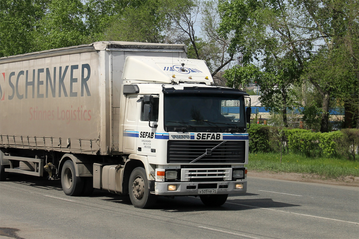 Красноярский край, № Х 505 НВ 24 — Volvo ('1987) F12