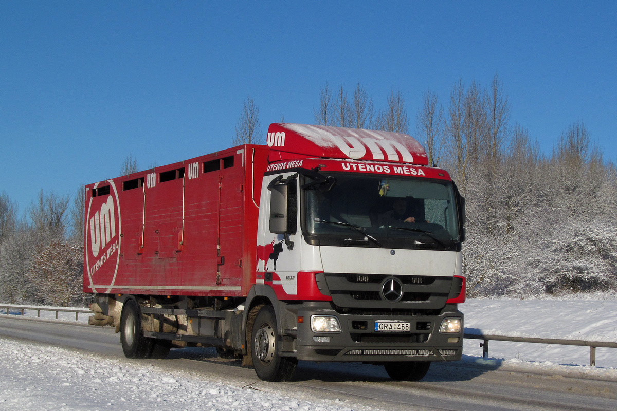 Литва, № GRA 466 — Mercedes-Benz Actros ('2009) 1832