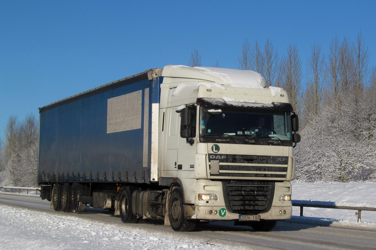 Литва, № DEN 190 — DAF XF105 FT