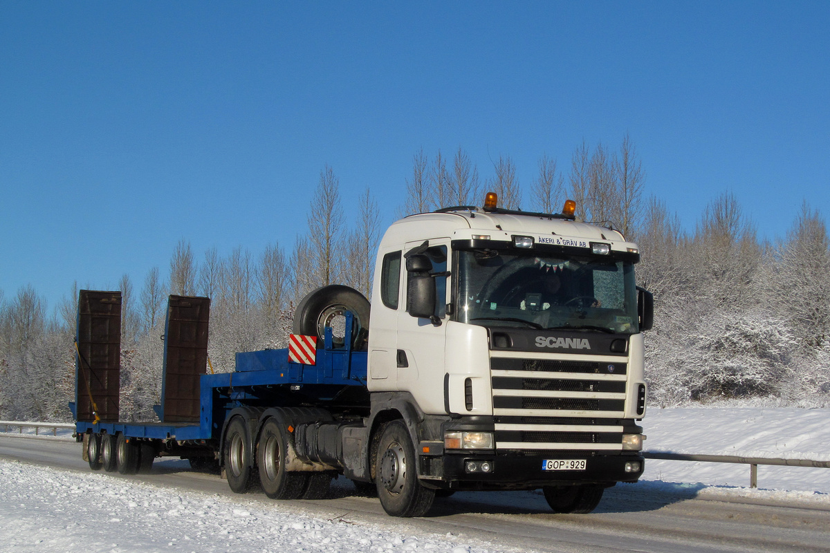 Литва, № GOP 929 — Scania ('1996, общая модель)