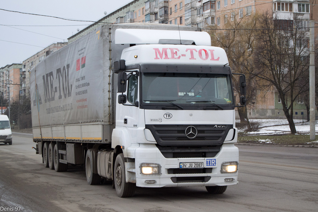 Турция, № 34 JU 2087 — Mercedes-Benz Axor 1840