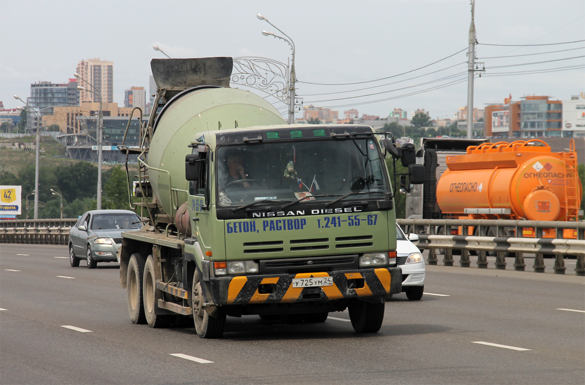 Красноярский край, № У 725 УМ 24 — Nissan Diesel (общая модель)