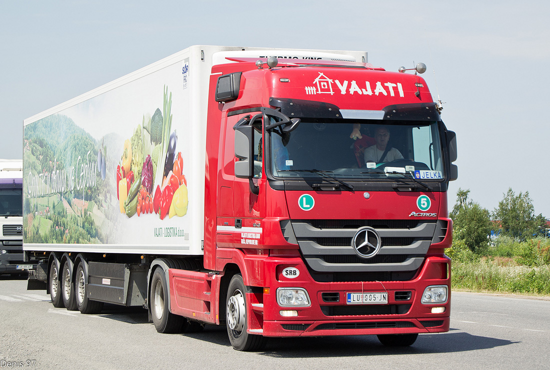 Сербия, № LU 005-JN — Mercedes-Benz Actros ('2009)