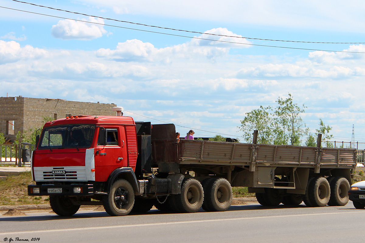 Саха (Якутия), № У 445 ВТ 14 — КамАЗ-5410