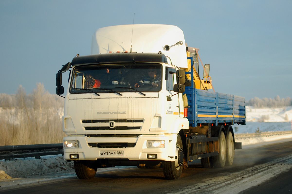 Ханты-Мансийский автоном.округ, № А 914 МР 186 — КамАЗ-65117-A4