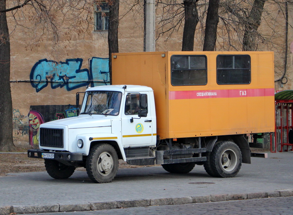 Одесская область, № ВН 1034 ЕР — ГАЗ-3309