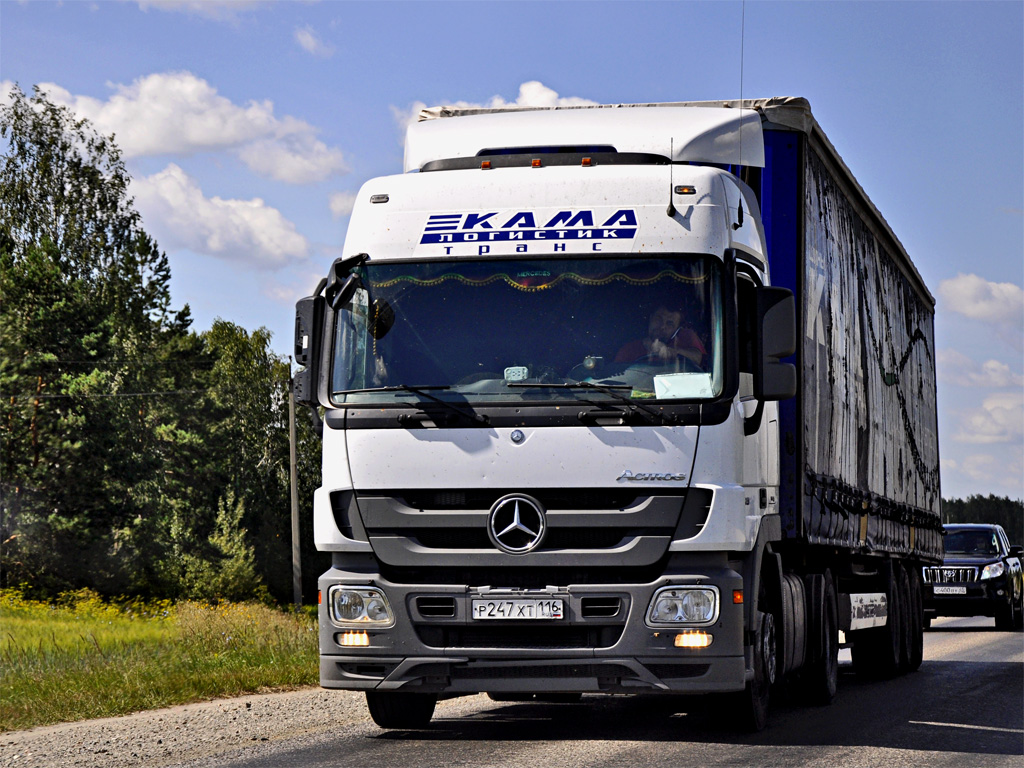 Татарстан, № Р 247 ХТ 116 — Mercedes-Benz Actros ('2009)