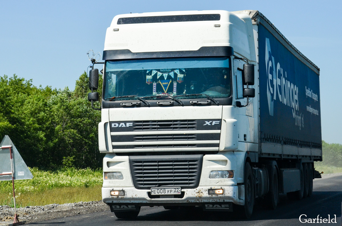 Алтайский край, № Е 008 УР 22 — DAF XF95 FT