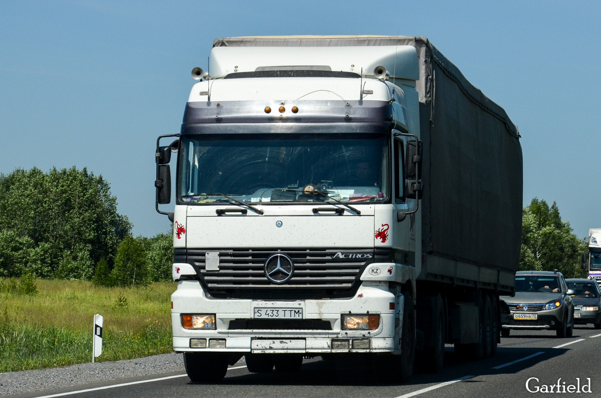 Павлодарская область, № S 433 TTM — Mercedes-Benz Actros ('1997) 1840