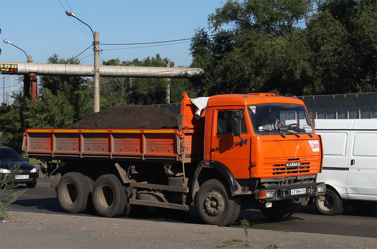 Красноярский край, № А 718 МР 124 — КамАЗ-65115-15 [65115R]