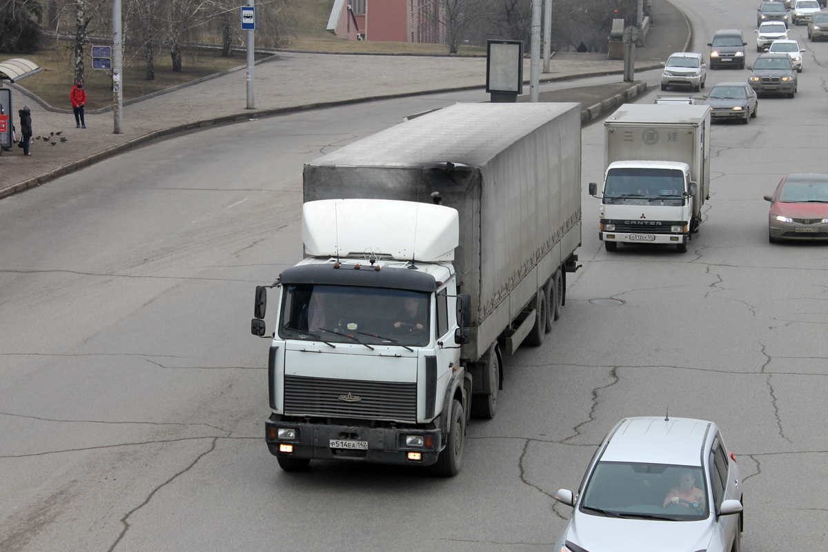 Кемеровская область, № Р 514 ЕА 142 — МАЗ-543203