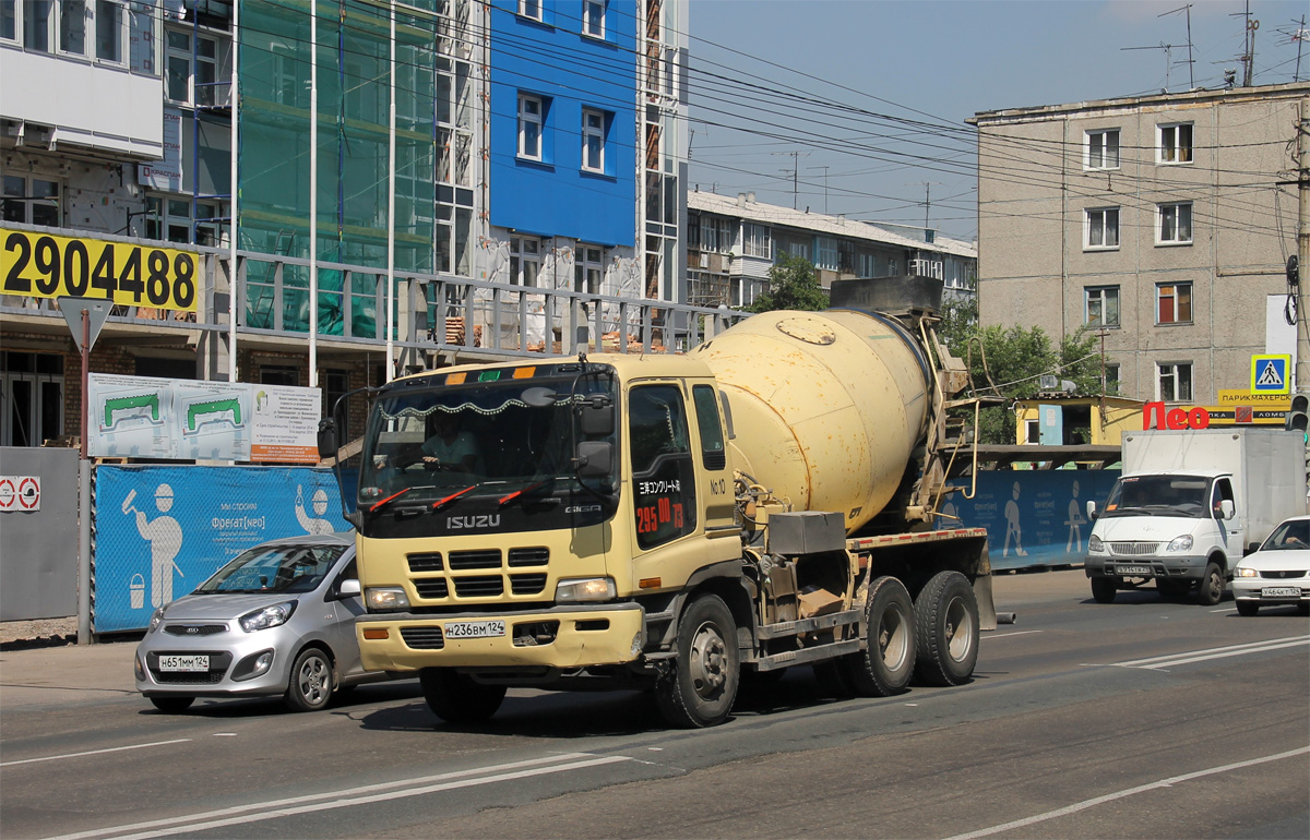 Красноярский край, № Н 236 ВМ 124 — Isuzu Giga (общая модель)