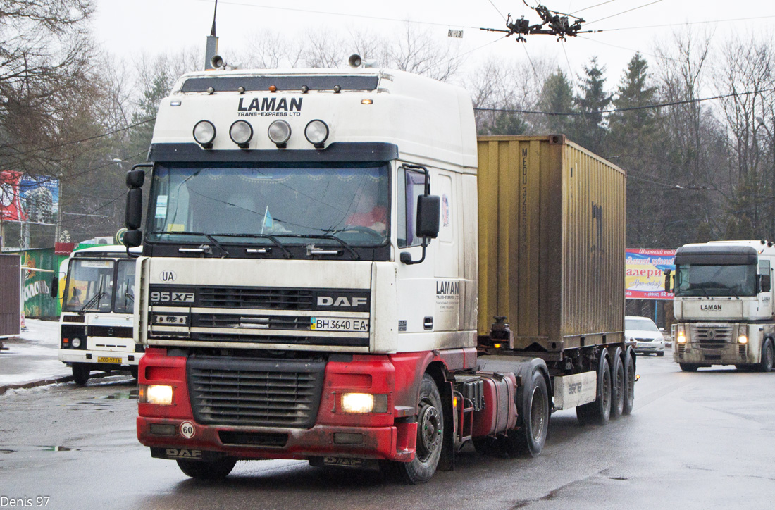 Одесская область, № ВН 3640 ЕА — DAF 95XF FT