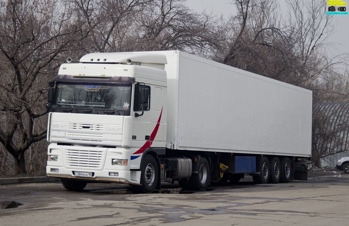 Северо-Казахстанская область, № 384 BVA 15 — DAF 95XF FT