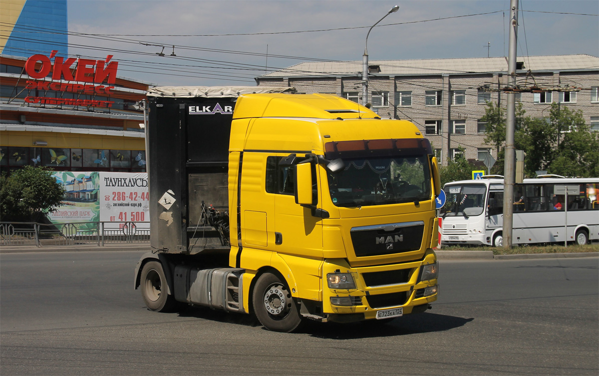 Красноярский край, № Е 723 КА 124 — MAN TGX ('2007) 18.440