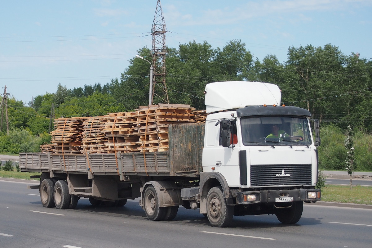 Тюменская область, № О 988 КЕ 72 — МАЗ-543203