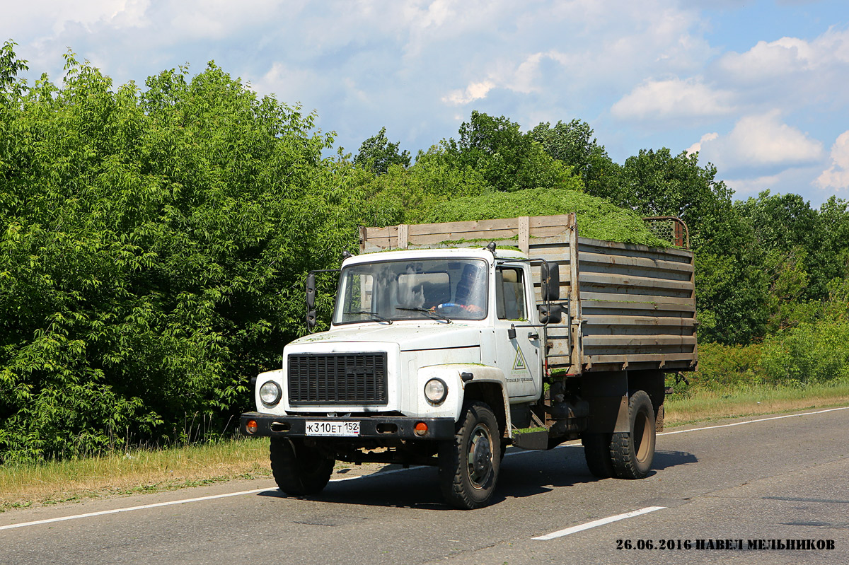 Нижегородская область, № К 310 ЕТ 152 — ГАЗ-3309