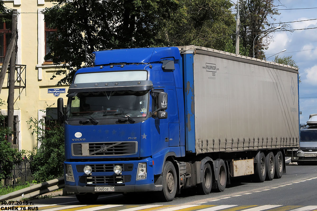 Карелия, № Е 560 ОЕ 10 — Volvo ('2002) FH12.460