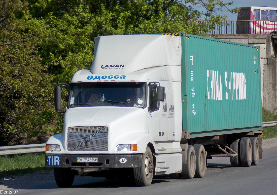 Одесская область, № ВН 7892 ВА — Volvo VNL610