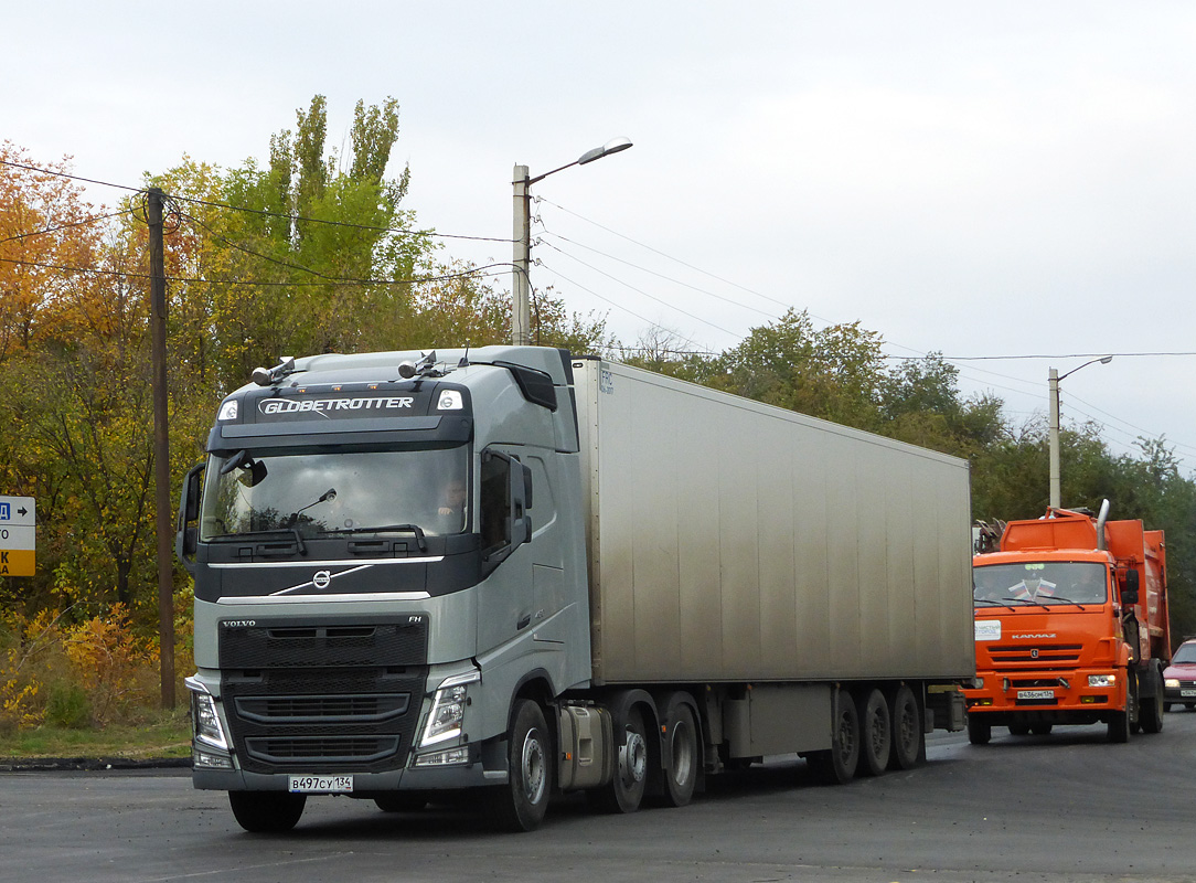 Волгоградская область, № В 497 СУ 134 — Volvo ('2012) FH.460 [X9P]