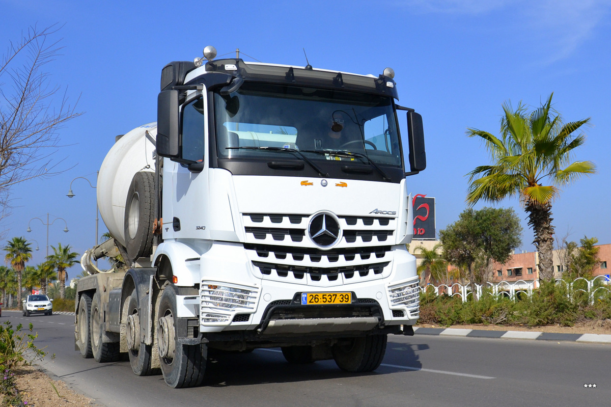 Израиль, № 26-537-39 — Mercedes-Benz Arocs (общ.м)