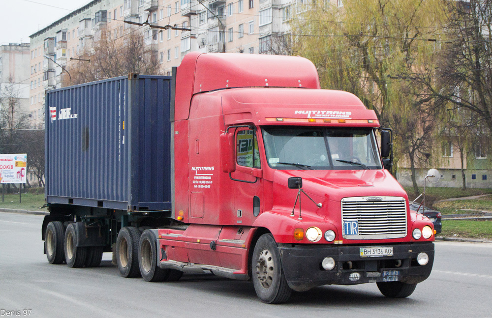 Одесская область, № ВН 3136 АО — Freightliner Century Class