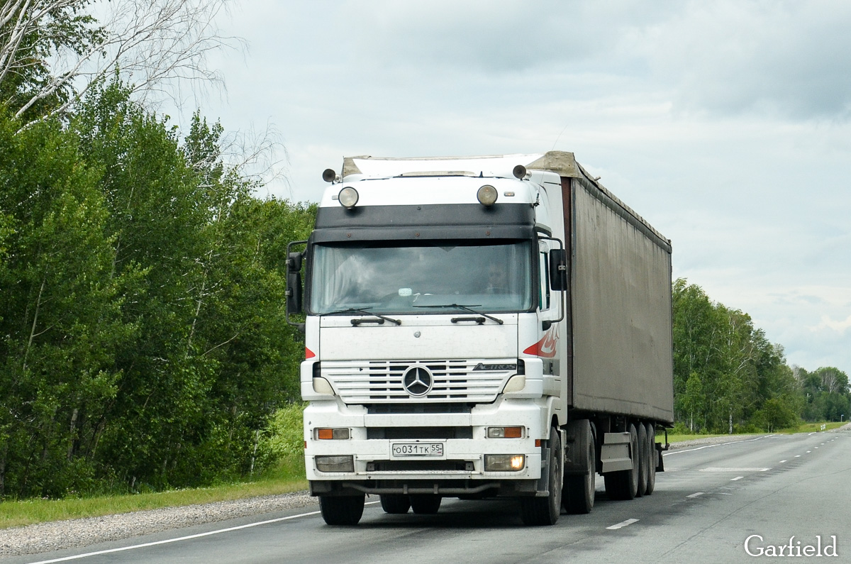 Омская область, № О 031 ТК 55 — Mercedes-Benz Actros ('1997) 1840