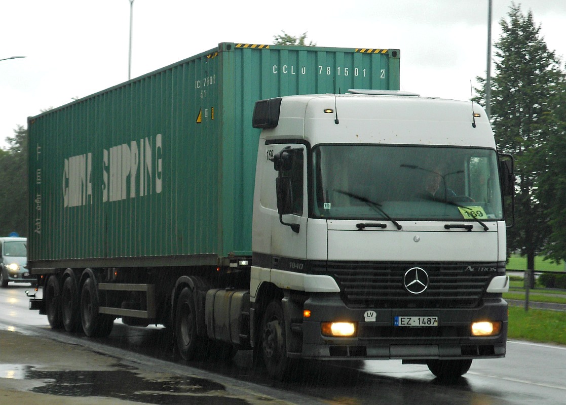 Латвия, № 169 — Mercedes-Benz Actros ('1997) 1840