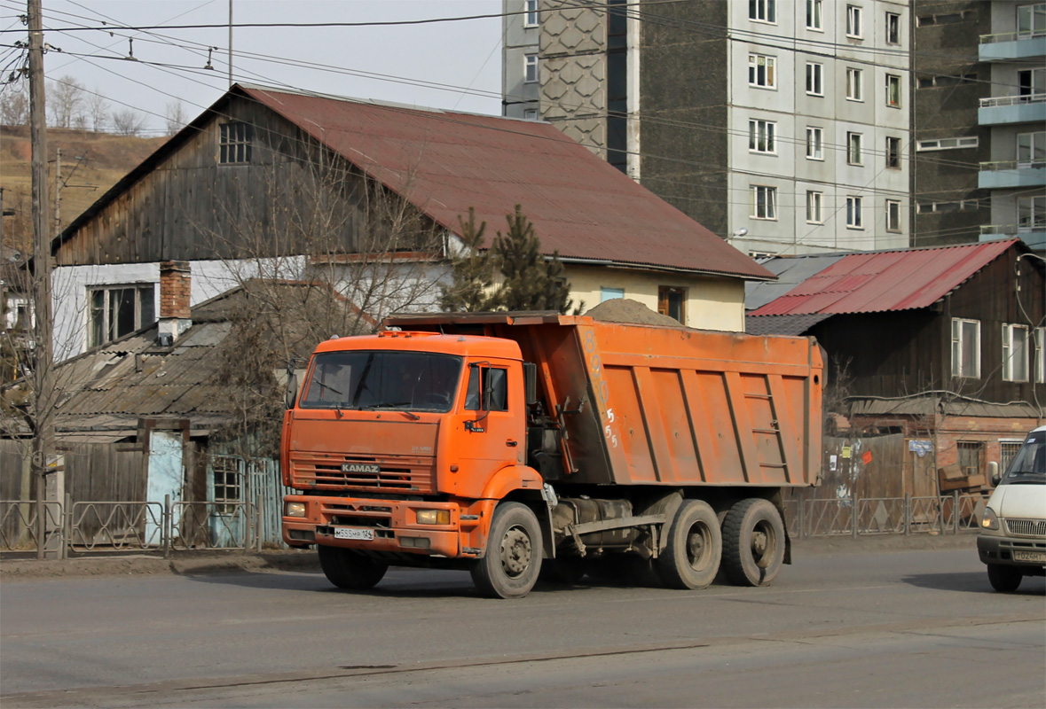 Красноярский край, № М 555 МР 124 — КамАЗ-6520 [652000]