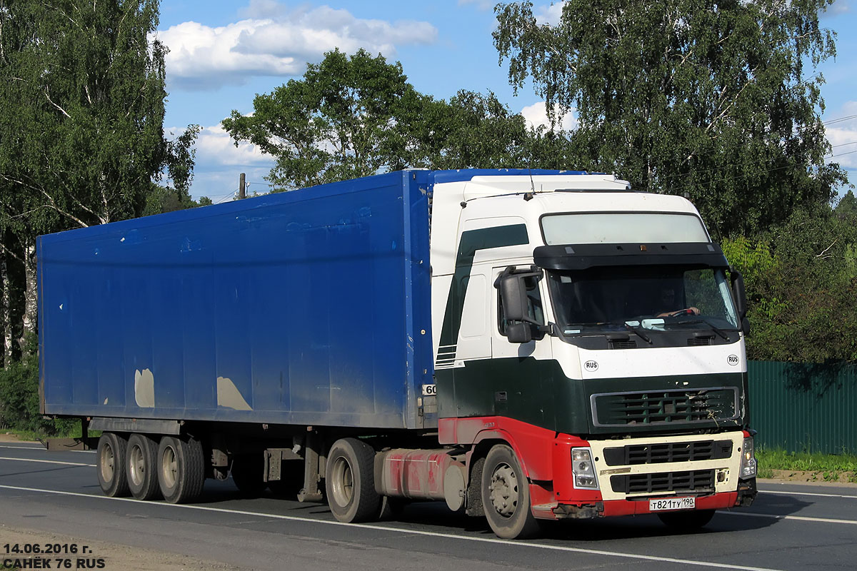 Московская область, № Т 821 ТУ 190 — Volvo ('2002) FH12.420