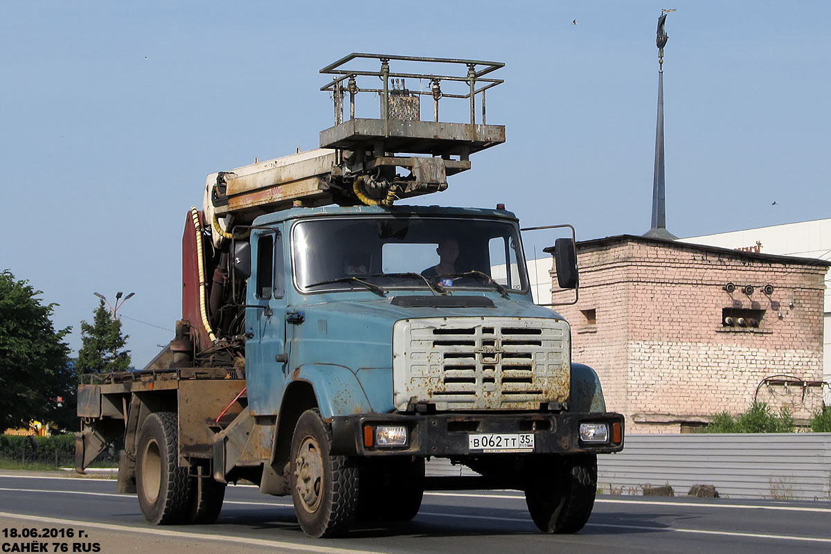 Вологодская область, № В 062 ТТ 35 — ЗИЛ-432932