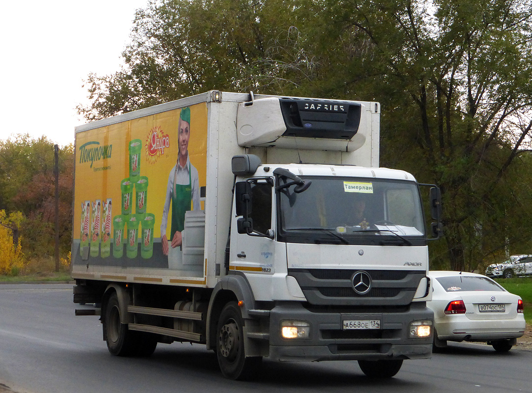 Волгоградская область, № А 668 ОЕ 134 — Mercedes-Benz Axor 1823